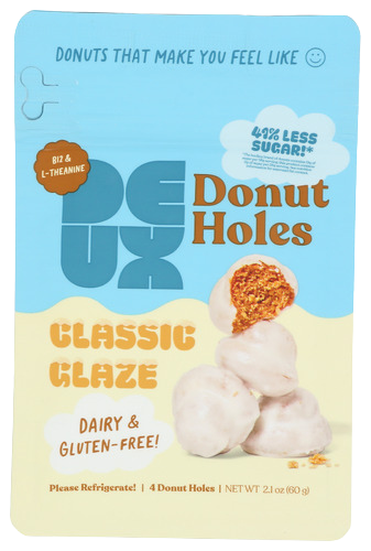 Deux Glazed Donut Holes - 2.1 OZ