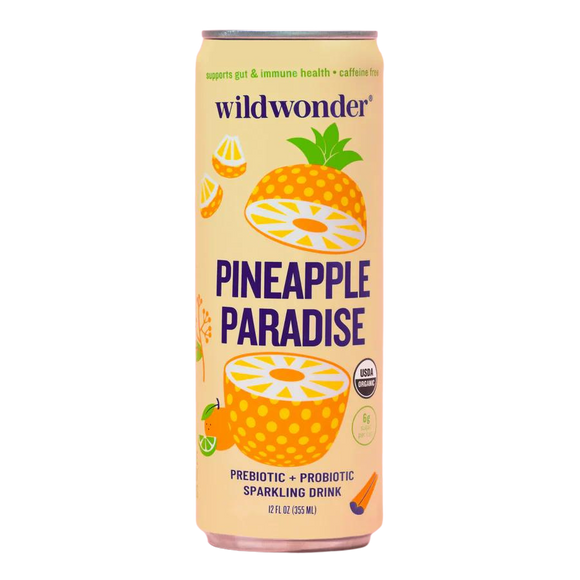 Organic Pineapple Paradise Sparkling Drink - 12 FO