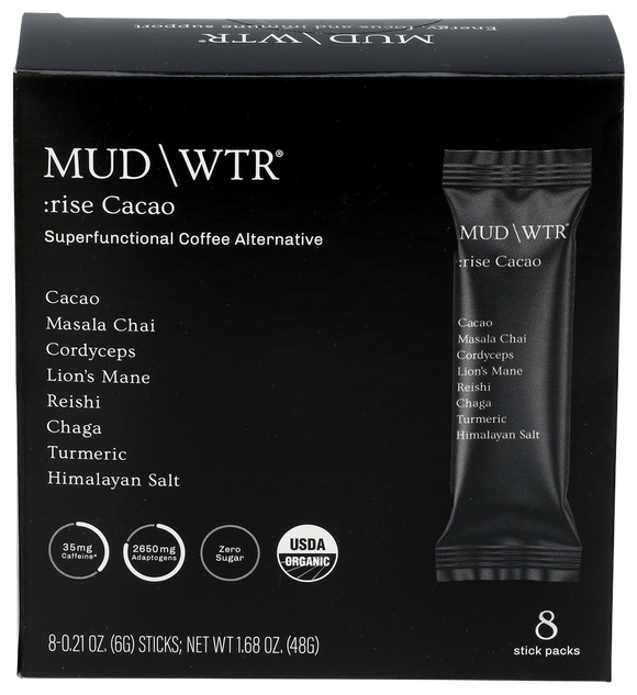 Mud Wtr Cacao - 8x1.68 OZ