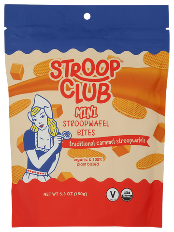Stroop Club Mini Caramel Stroopwafel Bites - 5.3 OZ