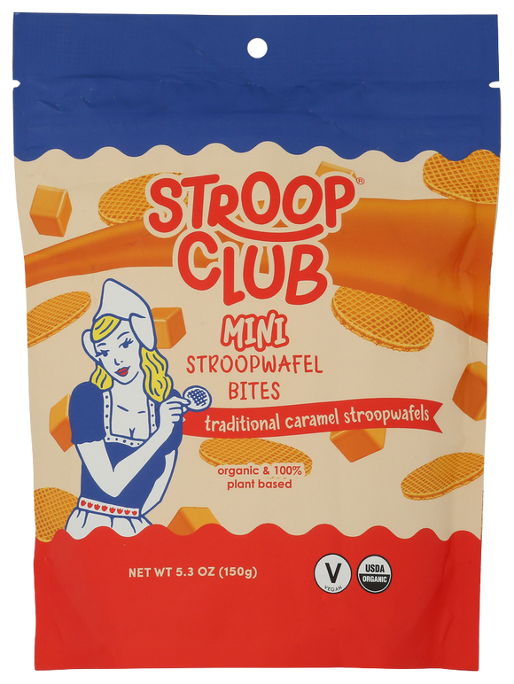 Stroop Club Mini Caramel Stroopwafel Bites - 5.3 OZ