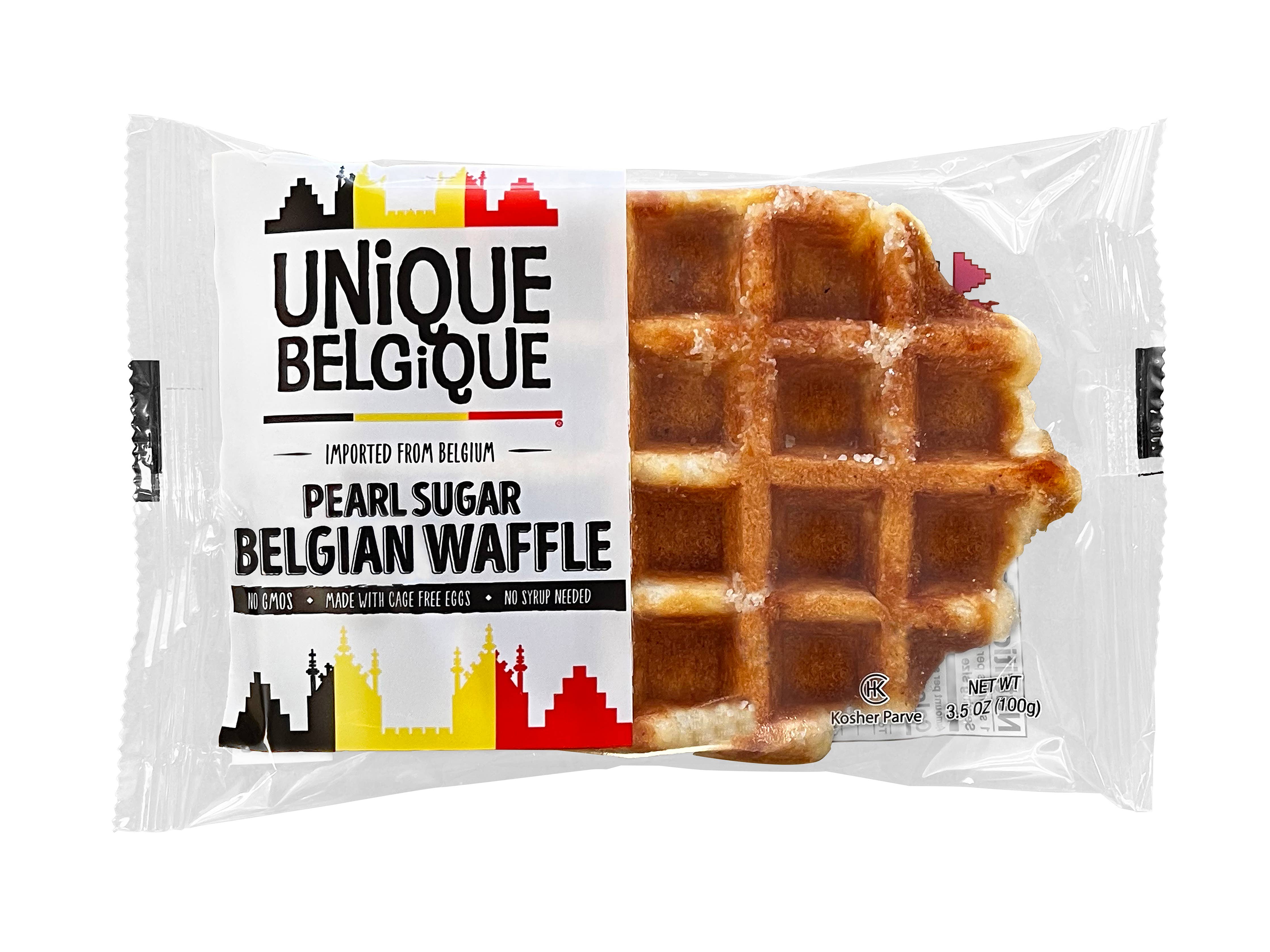 Unique Belgique - 100 gram Liege Pearl Sugar Waffle Shipper