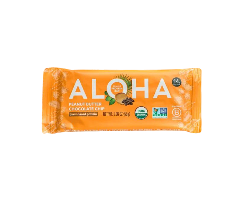 ALOHA Organic Peanut Butter Chocolate Chip Protein Bar - 1.98 OZ