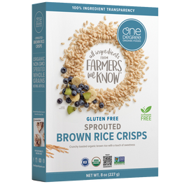 One Degree Sprouted Brown Rice Crisps Cereal - 8 OZ