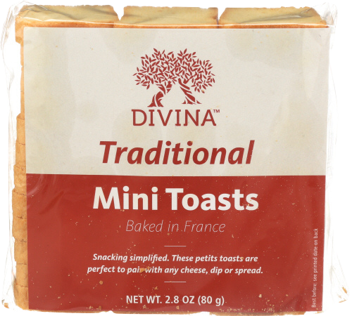 Divina Traditional Mini Toasts - 2.82 OZ
