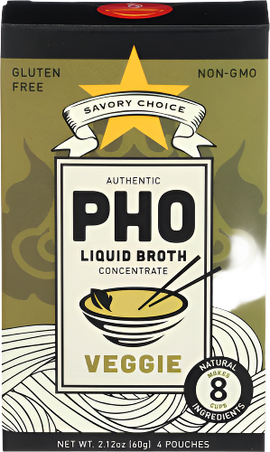 Authentic Pho Concentrate Veggie Broth Pouches - 2.12 OZ