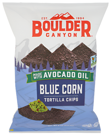Blue Corn Tortilla Chips - 8 OZ