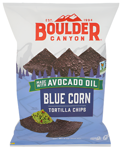 Blue Corn Tortilla Chips - 8 OZ
