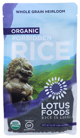 Organic Forbidden Black Rice - 15 OZ