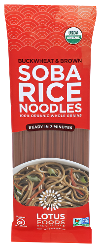 Organic Buckwheat Brown Soba Rice Noodles - 8 OZ