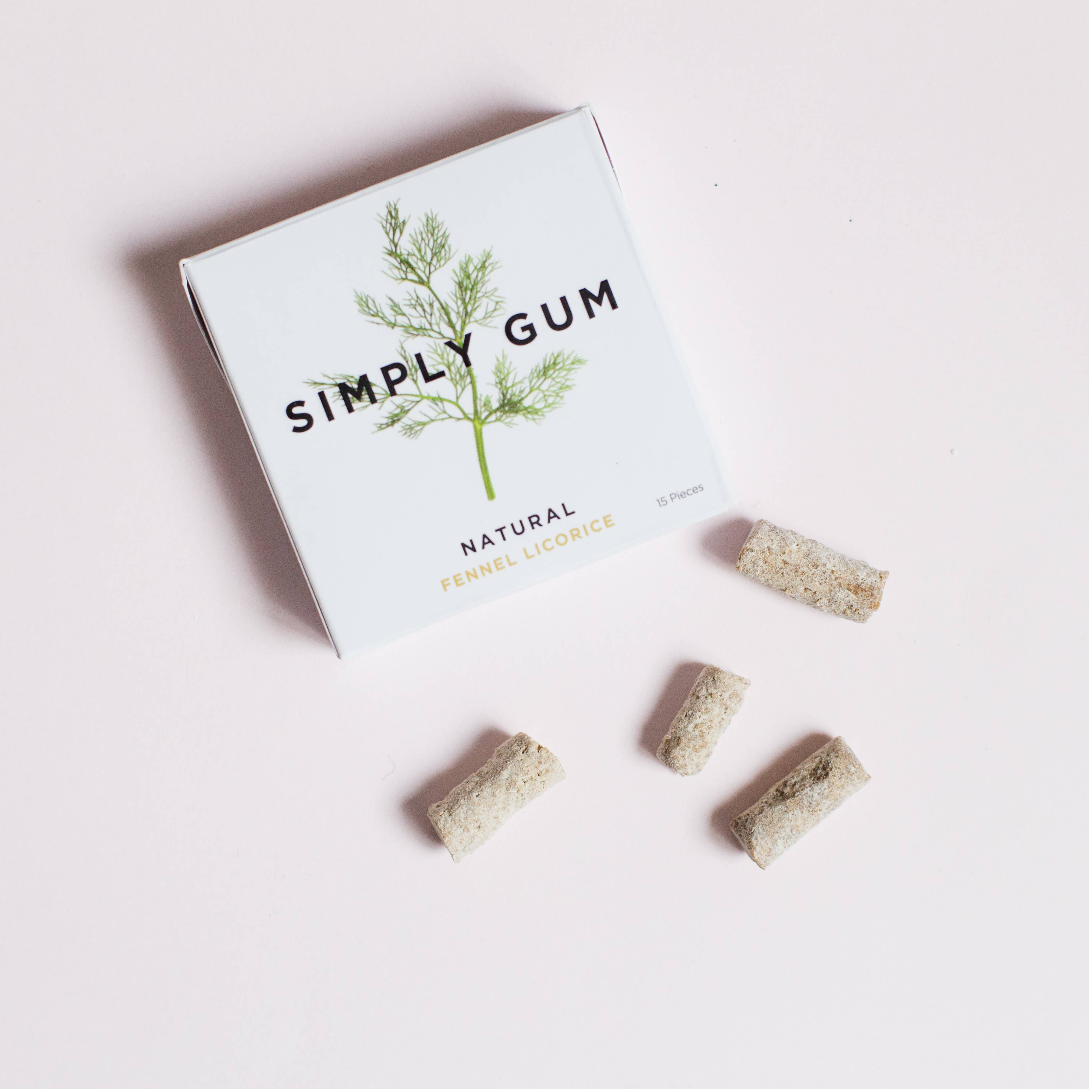 Fennel Natural Chewing Gum - 15 PC