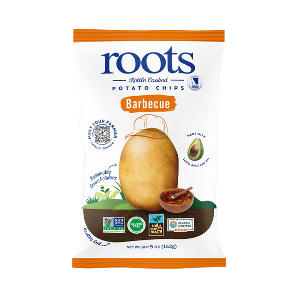 Roots Barbeque Potato Chips - 5 OZ