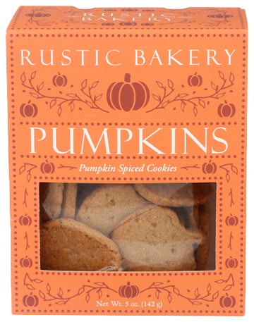 Rustic Bakery Pumpkin Spice Cookies - 5 OZ