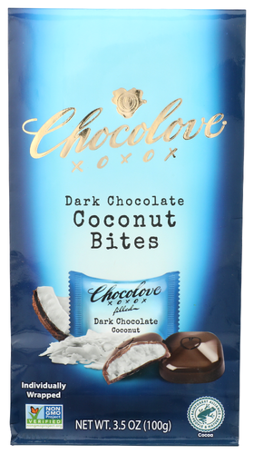 Chocolove Dark Chocolate Coconut Bites - 3.5 OZ