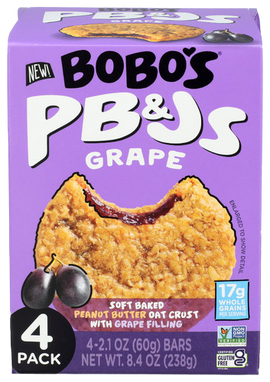 Grape PB&J Oat Snacks - 4 PK