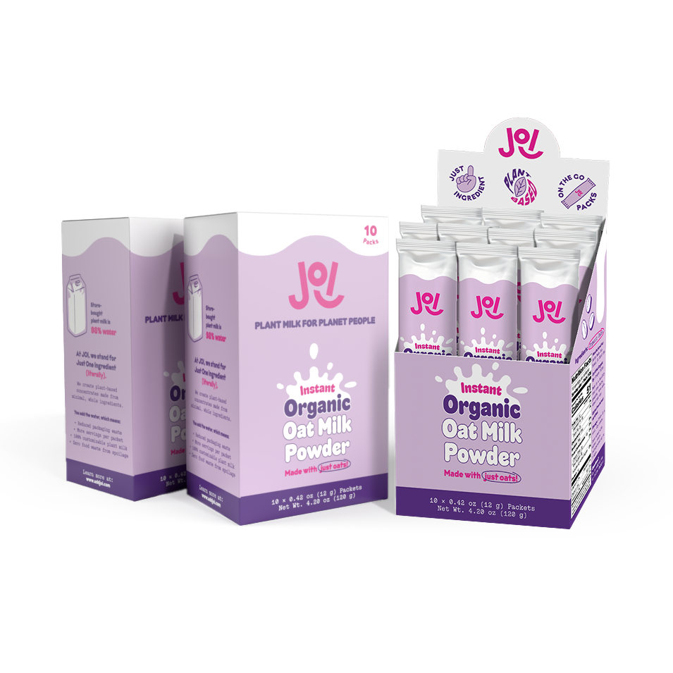 Instant Organic Oat Milk - Stick Pack 8 ct - travel size