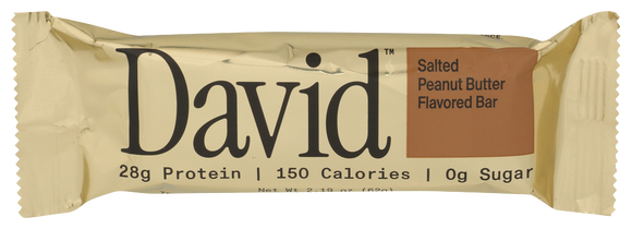 David Salted Peanut Butter Protein Bar - 2.19 OZ
