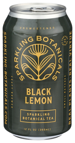 Black Lemon Sparkling Botanical Tea - 12 FO