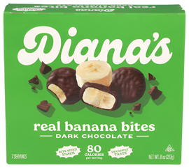 Dark Chocolate Banana Bites - 8 OZ