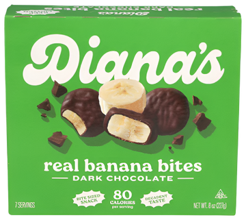 Dark Chocolate Banana Bites - 8 OZ