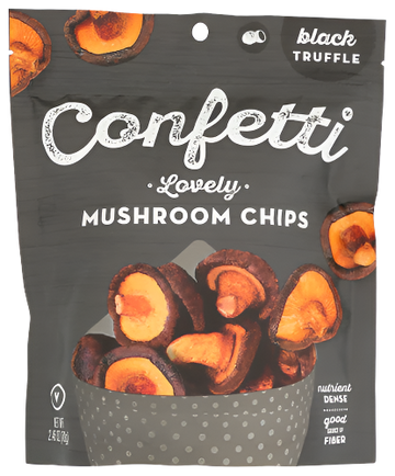 Confetti Black Truffle Mushroom Chips - 2.46 OZ