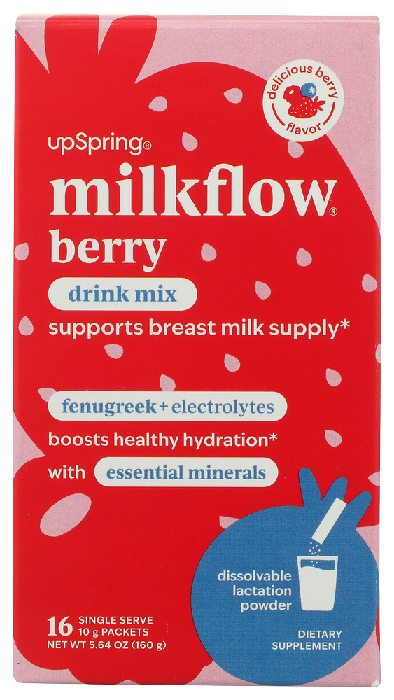 Upspring Berry Milkflow Drink Mix - 16 PKT