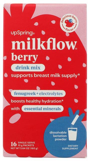 Upspring Berry Milkflow Drink Mix - 16 PKT