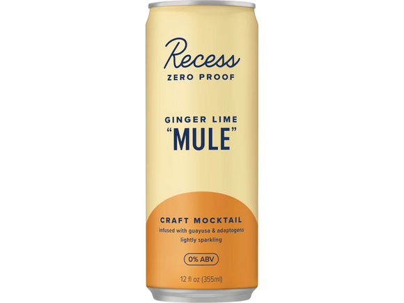 Recess Ginger Lime “Mule” Mocktail - 12 FO