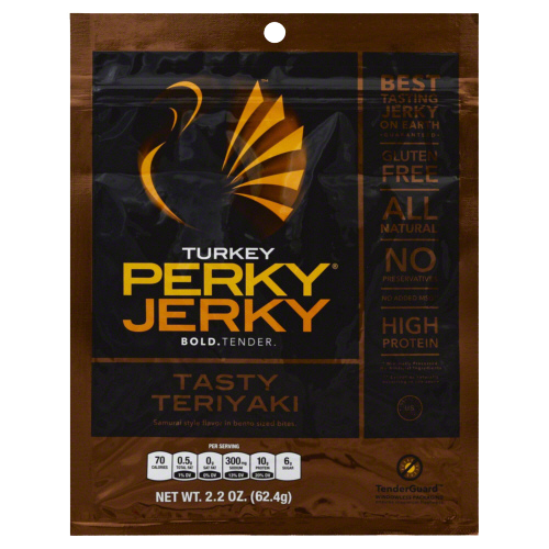 Perky Teriyaki Turkey Jerky - 2.2 OZ
