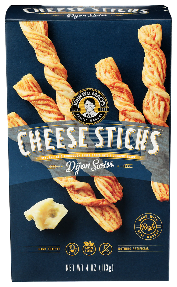 Macys Dijon Swiss Cheese Sticks - 4 OZ