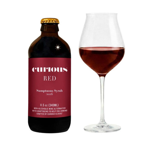 Curious Red nonalcoholic wine