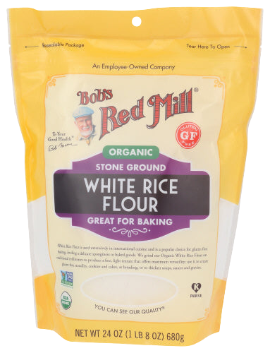 Organic White Rice Flour - 24 OZ