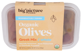 Big Picture Whole Greek Olive Mix - 8 OZ