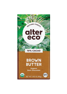 Organic Brown Butter Dark Chocolate Bar - 2.82 OZ