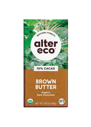Organic Brown Butter Dark Chocolate Bar - 2.82 OZ
