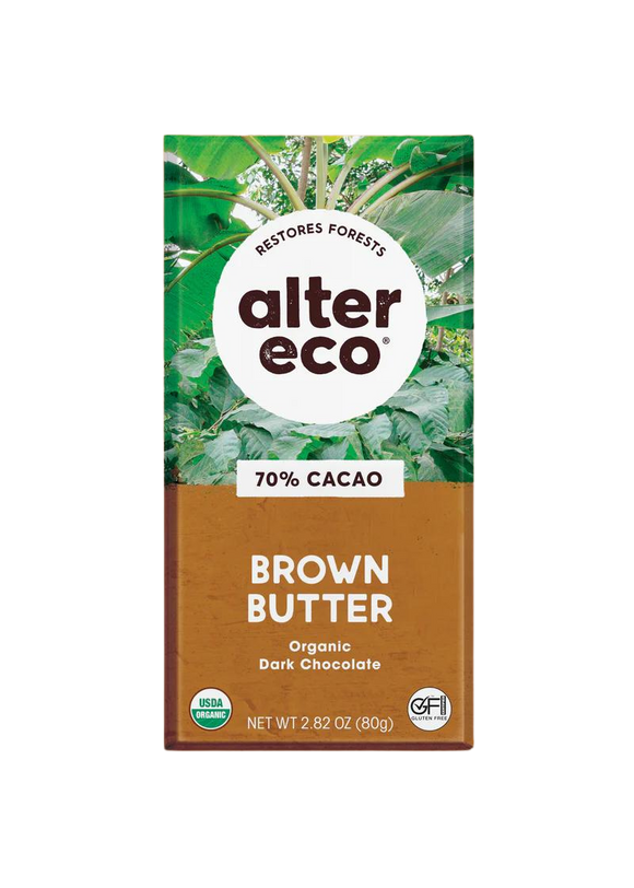 Organic Brown Butter Dark Chocolate Bar - 2.82 OZ