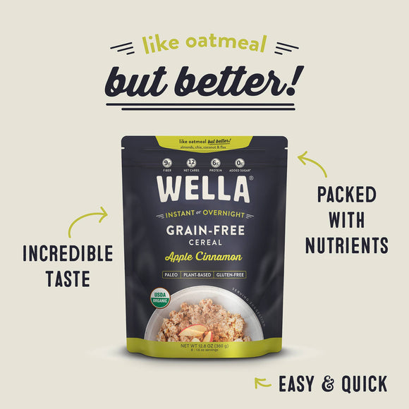 Wella Apple Cinnamon Hot Cereal - 12.8 OZ