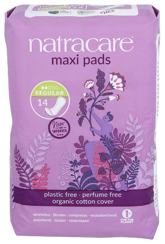 Natracare Regular Maxi Pads - 14 PC