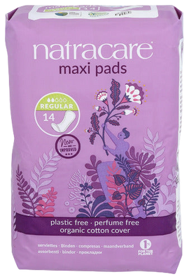 Natracare Regular Maxi Pads - 14 PC