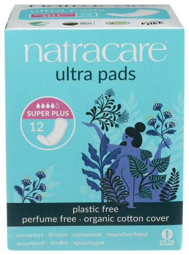 Natracare Ultra Super Plus Pads - 12 PC