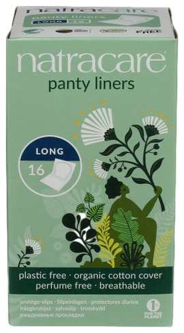 Natracare Long Panty Liners - 16 PC