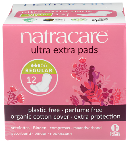 Organic Regular Pads - 12 EA