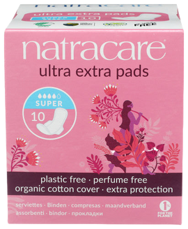 Natracare Ultra Extra Super Pads - 10 PC