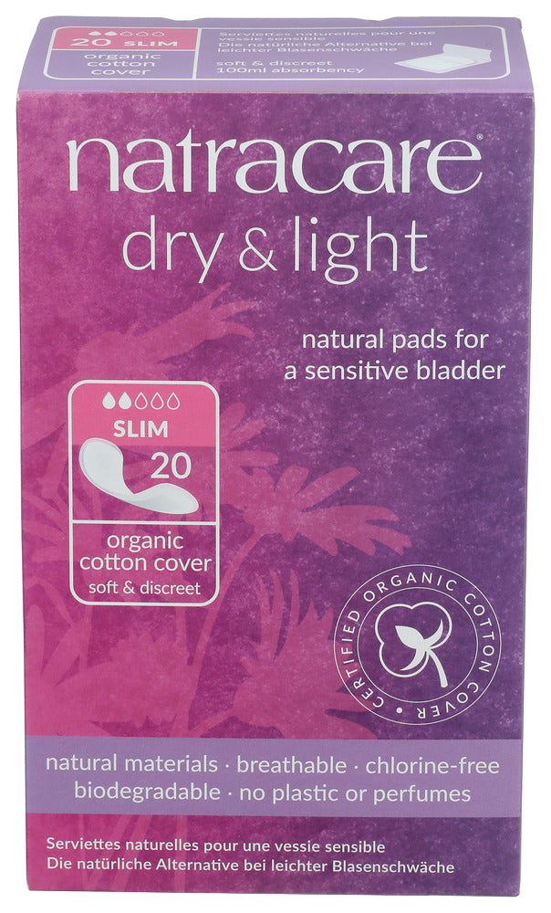 Natracare Dry & Light Incontinence Pads - 20 PC
