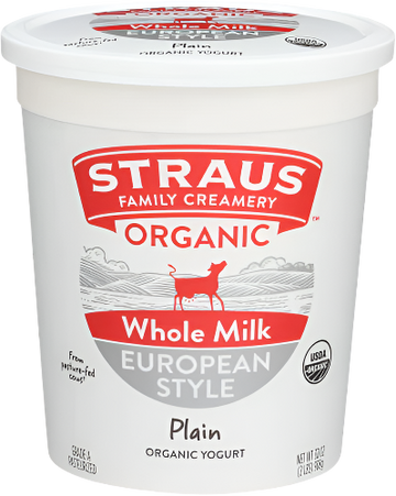 Organic European Style Plain Yogurt - 32 OZ