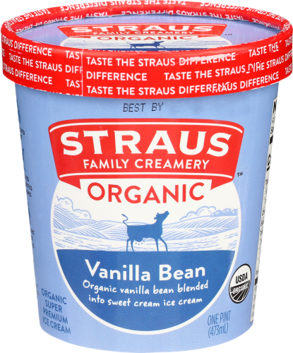 Organic Vanilla Bean Ice Cream - 1 PT
