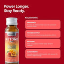 Tecton Ketones - Performance Shot + Caffeine: Peach Mango Lift-3