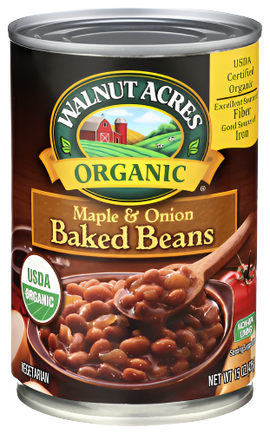 Organic Maple & Onion Baked Beans - 15 OZ