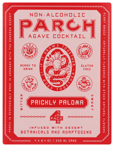 Prickly Paloma Non-Alcoholic Cocktail - 33.6 FO