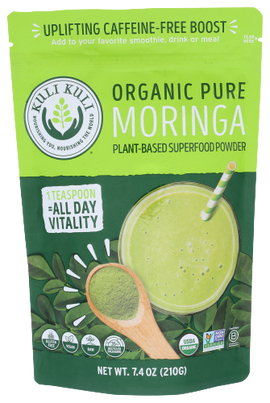 Organic Pure Moringa Veggie Powder - 7.4 OZ